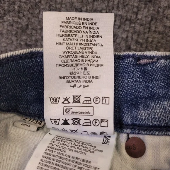 NWT G Star Raw Lhana Skinny Ankle 28x29 Aged Indigo Mid Rise Stretch Raw Hem - Picture 13 of 16